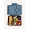 Boite à lunch bento étanche en inox - Bleu paillettes