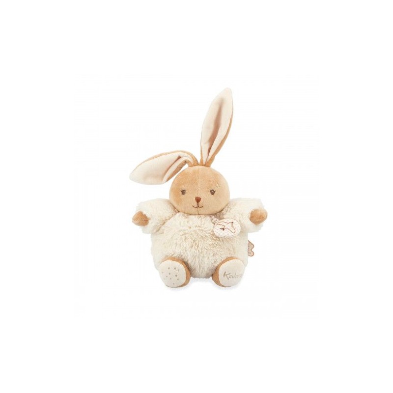 Peluche lapin patapouf musicale - Crème Peluche lapin patapouf musicale - Crème