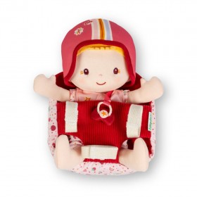 Léna et son siège vélo