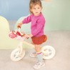 Léna et son siège vélo