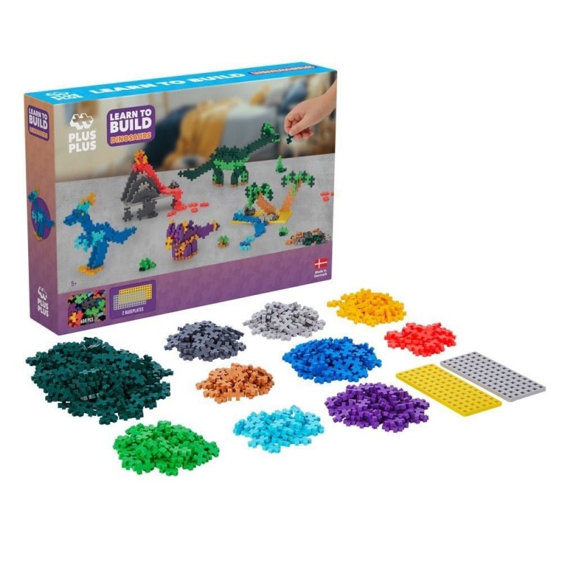 Plus Plus - Kit découverte Dinosaures - 600 pièces Plus Plus - Kit découverte Dinosaures - 600 pièces