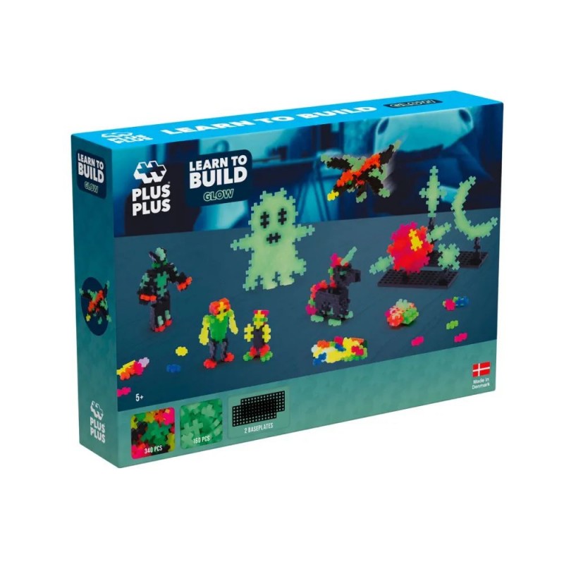 Plus Plus - Kit découverte Phosphorescent - 500 pièces Plus Plus - Kit découverte Phosphorescent - 500 pièces