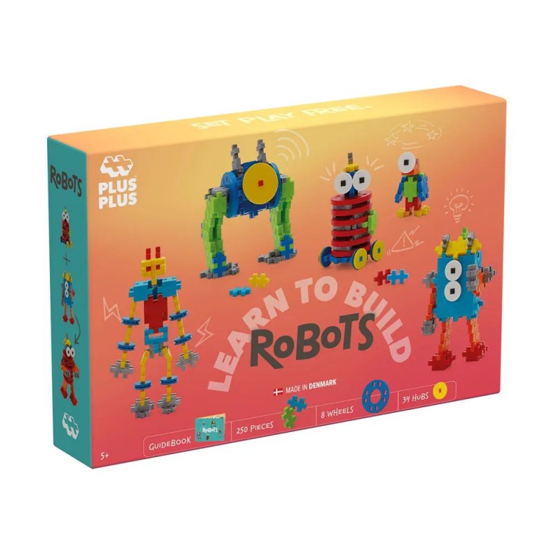 Plus Plus - Kit découverte Robots - 250 pièces