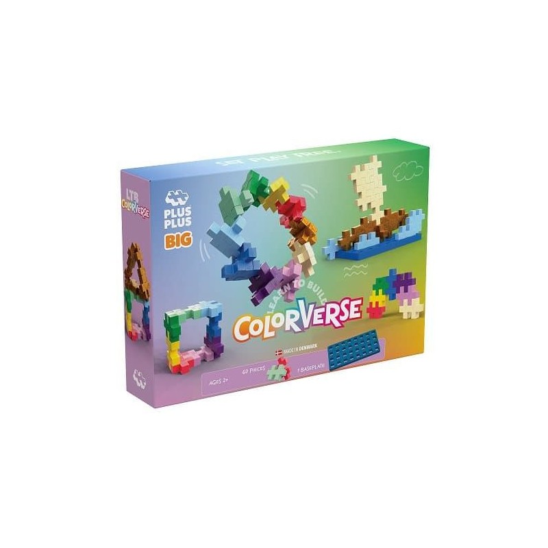 Plus Plus Big - Kit découverte Colorverse - 60 pièces