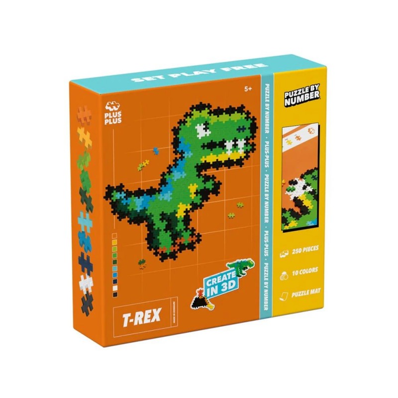 Plus Plus - Puzzle T-Rex - 250 pièces