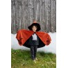 Cape de sorcier avec chapeau, 4-6 ans