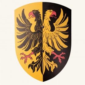 Bouclier courbé - Aigles