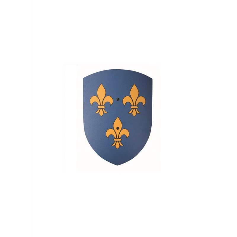 Bouclier courbé - Fleur de Lys