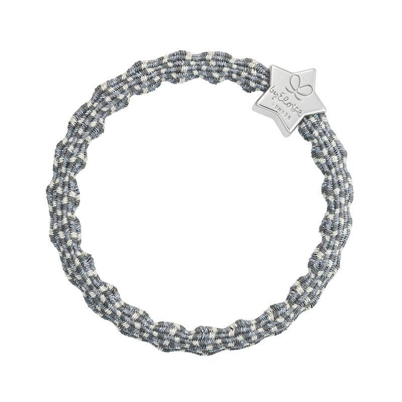 ByEloise bracelet élastique étoile argentée - Métallique cendres