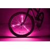 Lumières en tube pour rayons de vélo - Rose