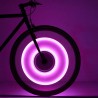 Lumières en tube pour rayons de vélo - Rose