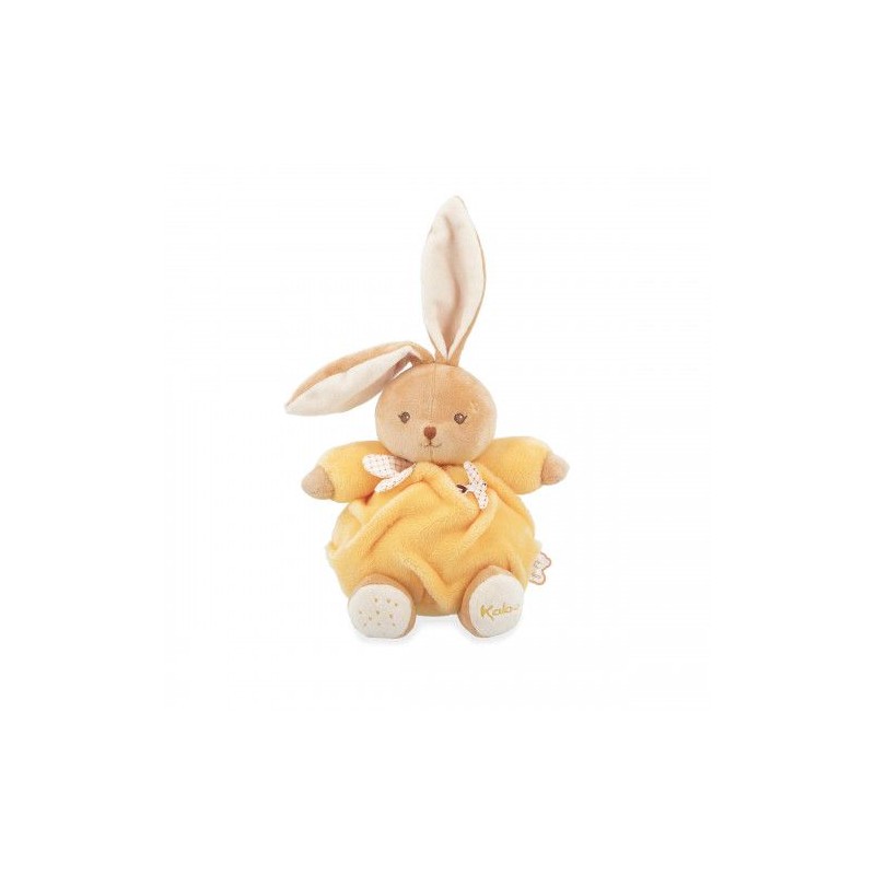 Peluche lapin patapouf - Jaune Peluche lapin patapouf - Jaune