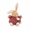 Peluche lapin patapouf musicale - Bordeaux