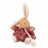 Peluche lapin patapouf musicale - Bordeaux