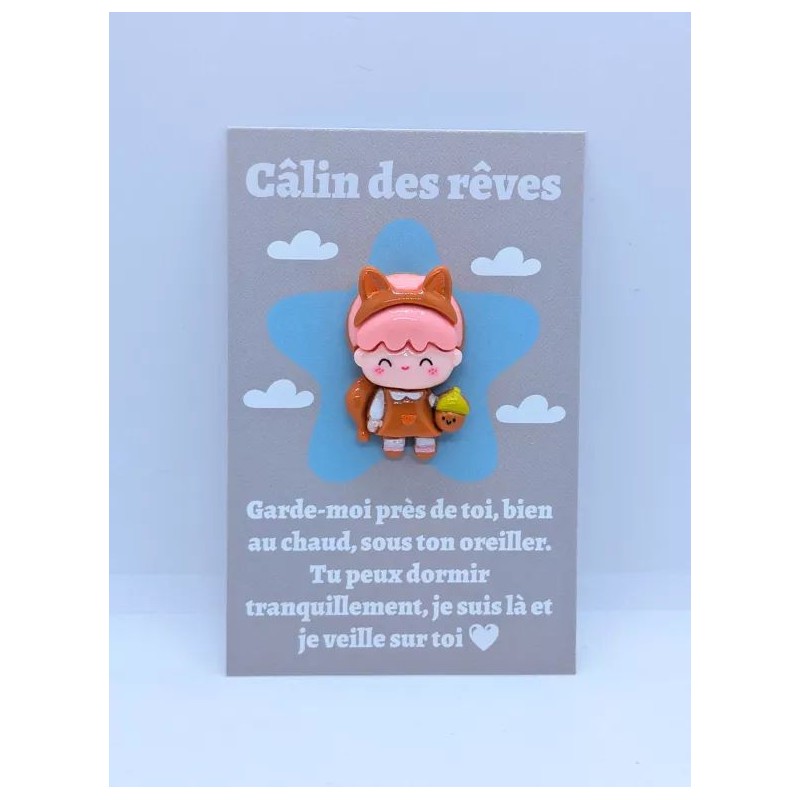 Carte Câlin des Rêves - Nana renard Carte Câlin des Rêves - Nana renard