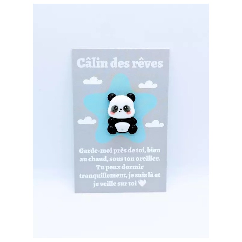 Carte Câlin des Rêves - Glaçon panda