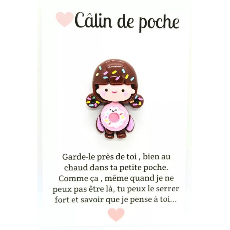 Carte Câlin de Poche - Nana donuts
