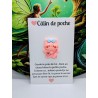 Carte Câlin de Poche - Chaton rose