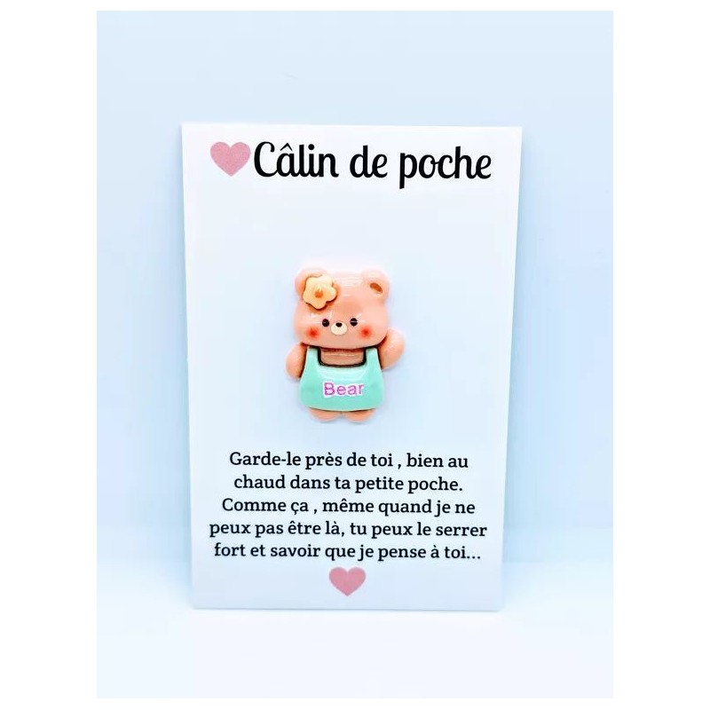Carte Câlin de Poche - Ourson Carte Câlin de Poche - Ourson
