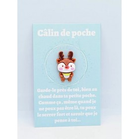 Carte Câlin de Poche - Rêne