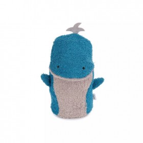 Gant de toilette en coton -...