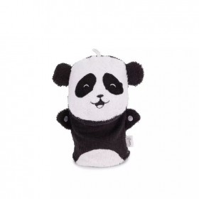 Gant de toilette en coton -...