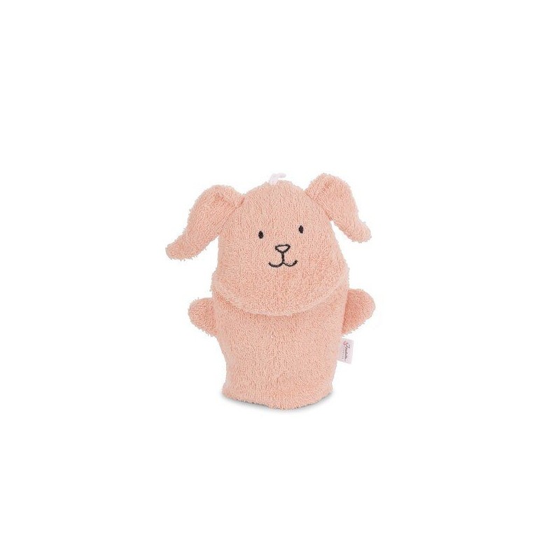 Gant de toilette en coton - Rosie le lapin Gant de toilette en coton - Rosie le lapin
