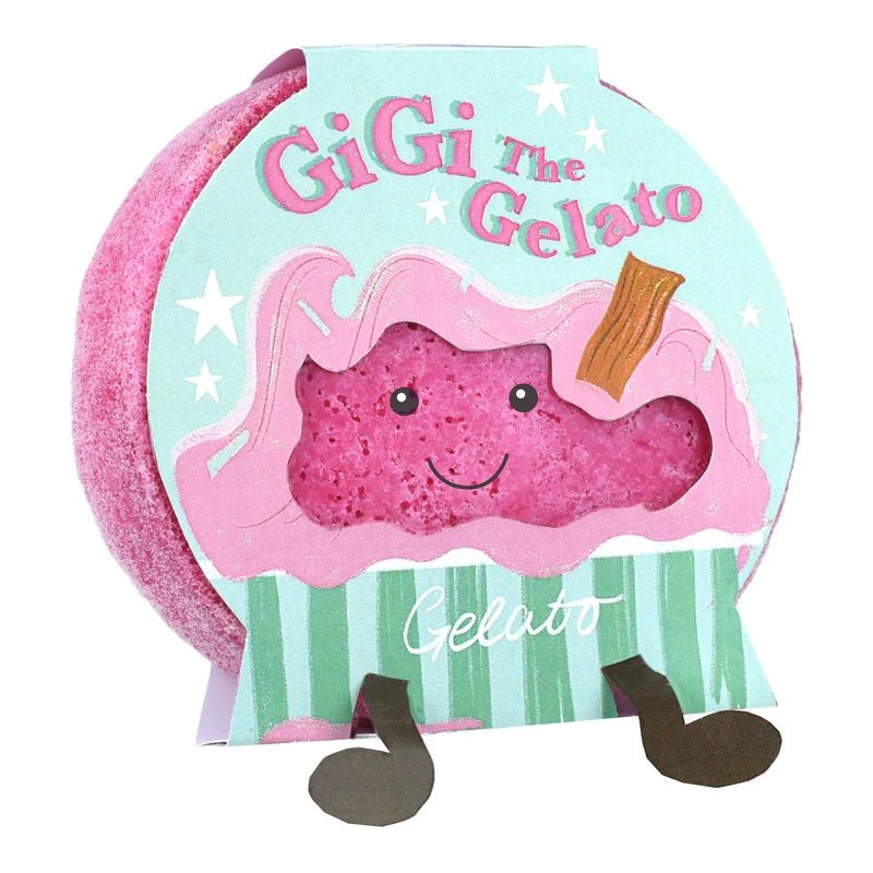 Éponge-savon exfoliante corps - Gigi the Gelato Éponge-savon exfoliante corps - Gigi the Gelato