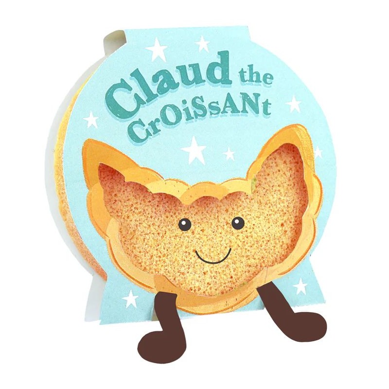 Éponge-savon exfoliante corps - Claude the Croissant Éponge-savon exfoliante corps - Claude the Croissant