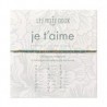 Bracelet pastel codé mose - Je t'aime vert translucide/or