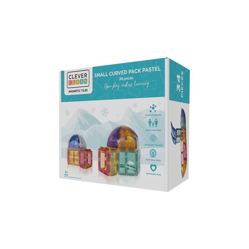 Cleverclixx - Petit kit pastel 34 pièces Cleverclixx - Petit kit pastel 34 pièces