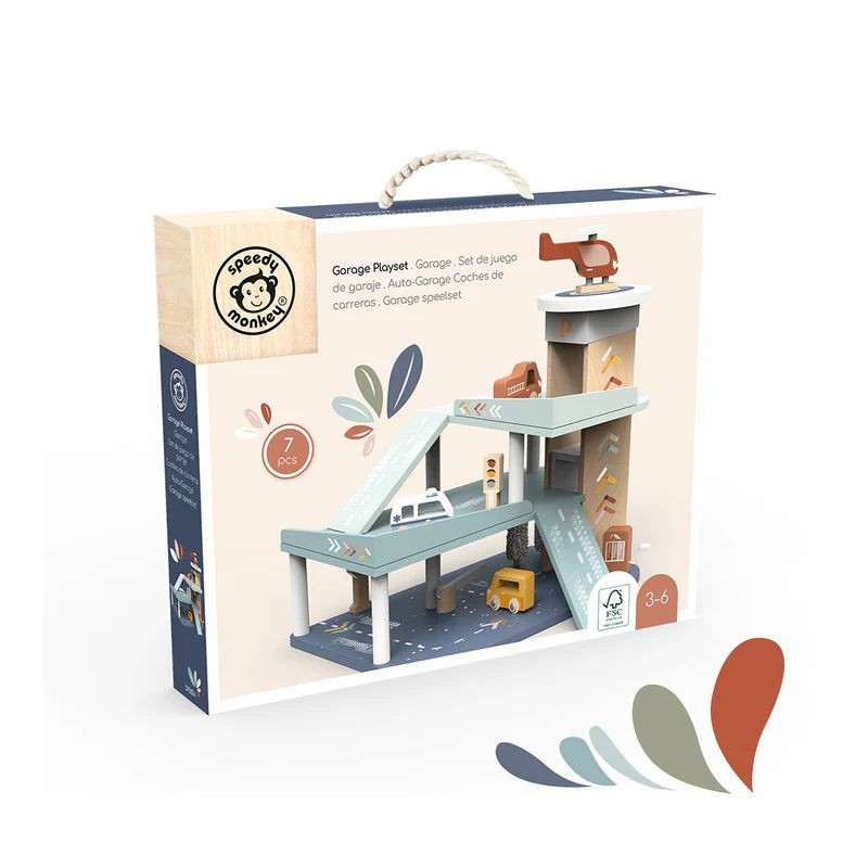 Speedy Monkey - Garage en bois Speedy Monkey - Garage en bois