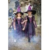 Robe de sorcière + chapeau, 7-8 ans