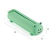 Trousse plate en silicone - Grenouille