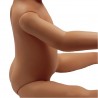 Hannah et son chien - cheveux bruns, yeux bruns (50 cm)