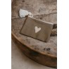 Porte-monnaie love - Taupe