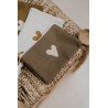 Porte-monnaie love - Taupe