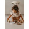 Bavoir en silicone Fall in love - Taupe