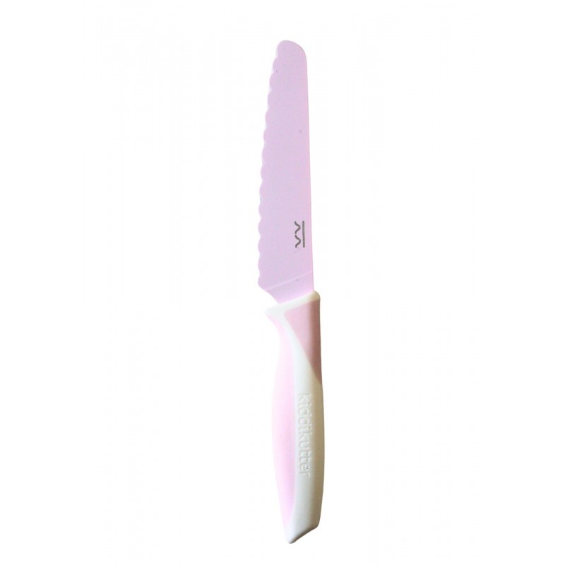 Couteau d'apprentissage Kiddikutter - Rose pale Couteau d'apprentissage Kiddikutter - Rose pale