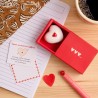 Petit cœur en céramique annonce surprise