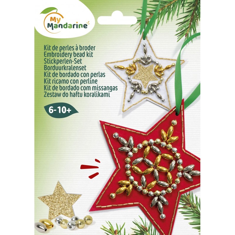 Kit de perles à broder - étoiles Kit de perles à broder - étoiles