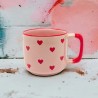 Mug en céramique Coeurs
