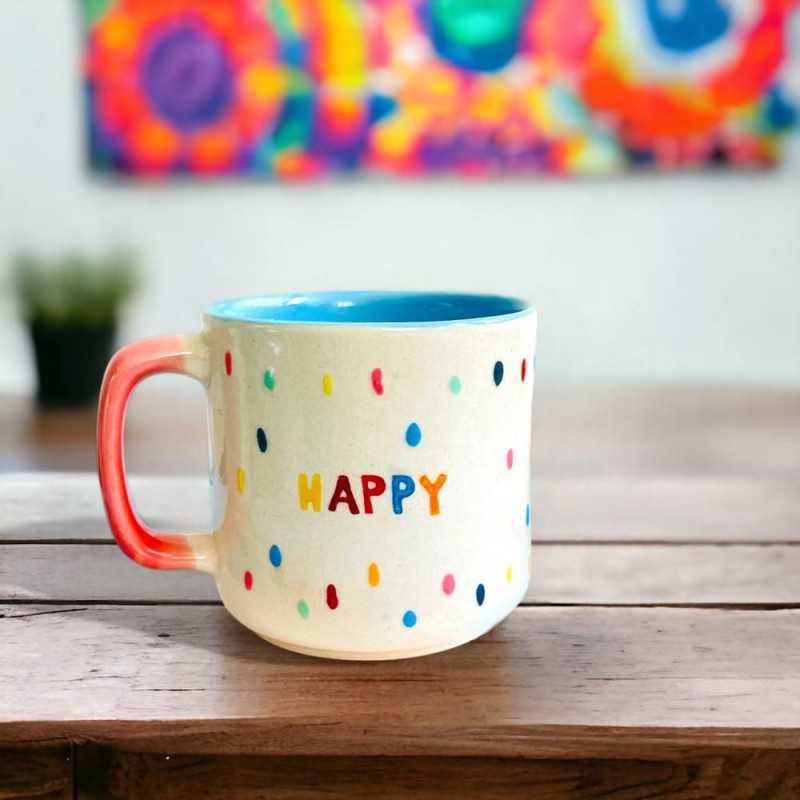 Mug en céramique "Happy " Mug en céramique "Happy "
