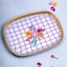 Mini plateau "Bouquet de fleurs"