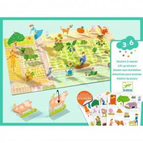 Stickers à relever - Ferme
