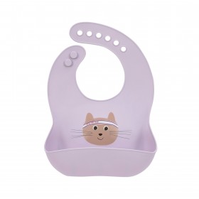 Bavoir en silicone avec...