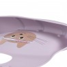 Bavoir en silicone avec poche - Tiny team, chat