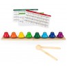 Set de 8 clochettes musicales - Les popipop
