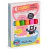 6 crayons multi-surfaces - Les Schmouks