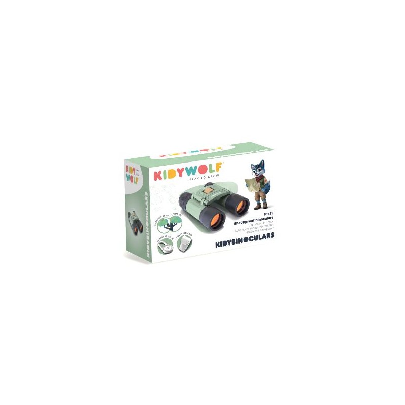Kidybinoculars - Jumelles 10x25 (vert) Kidybinoculars - Jumelles 10x25 (vert)